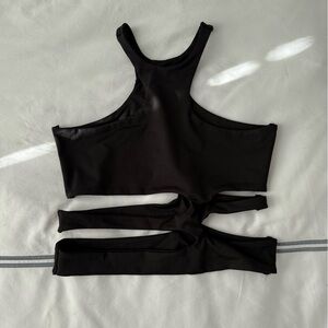 Black Cut-Out Top